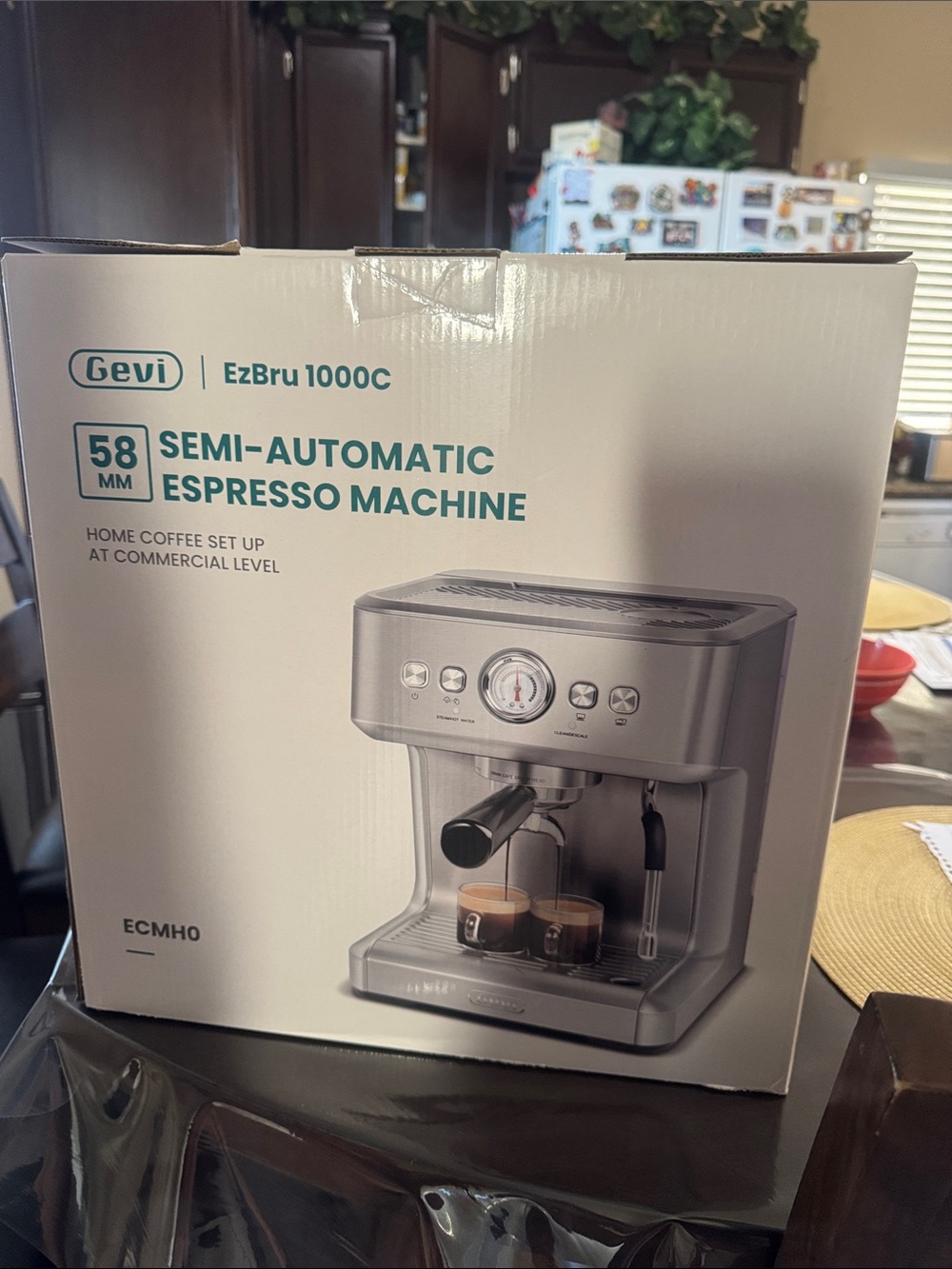 EzBru 1000C Semi-Automatic Espresso Machine - Silver